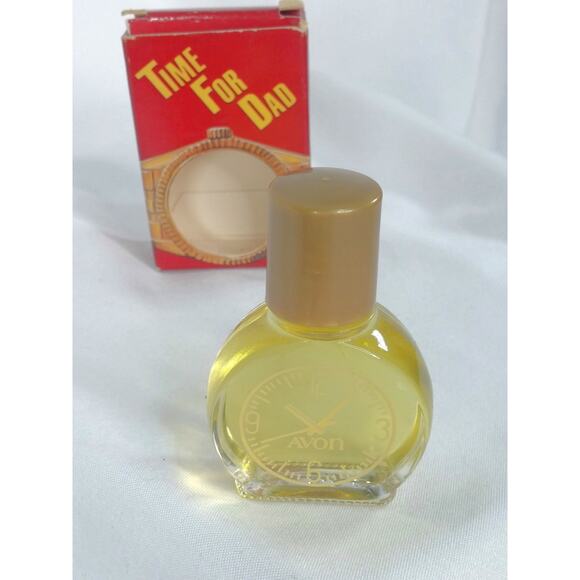 Avon Time For Dad Cologne Vintage Original Box Musk For Men Mini Fragrance 90s - Picture 3 of 10